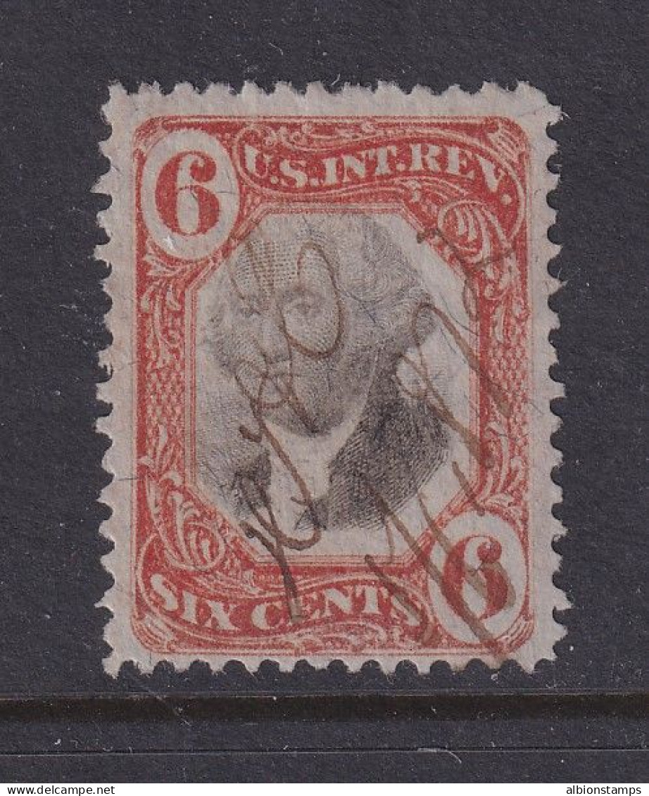 US, Scott R138, Used, Manuscript Cancel - Steuermarken