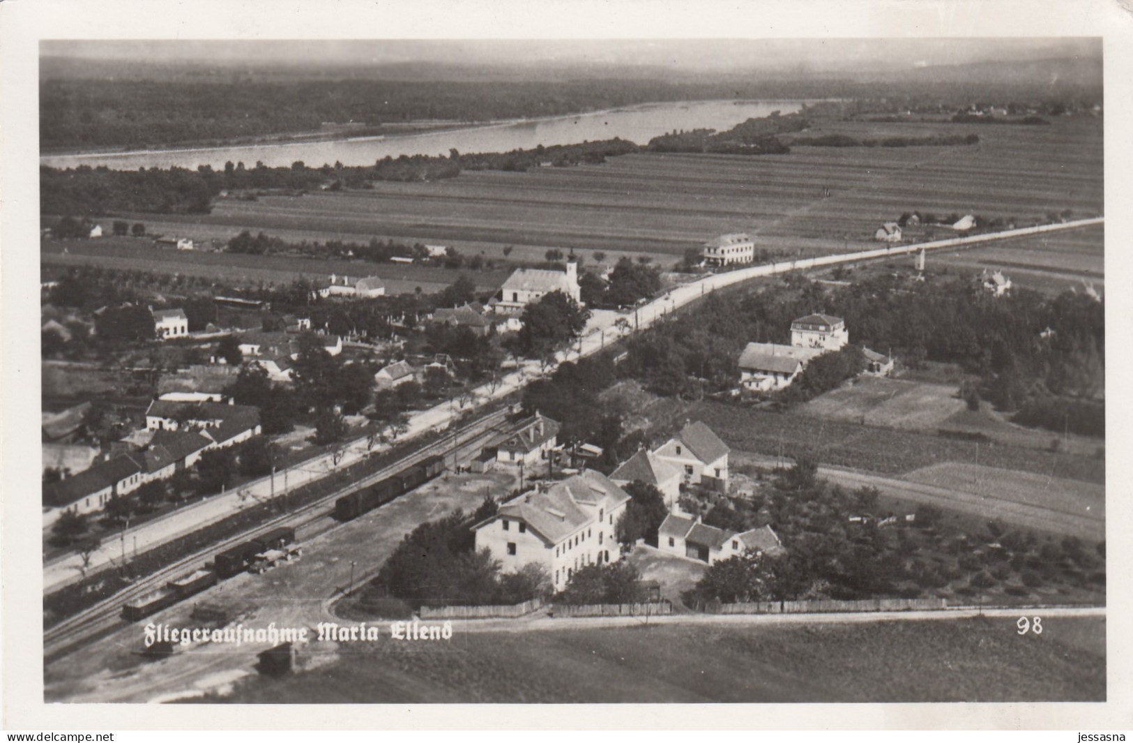 AK - NÖ - Maria Ellend - Fliegeraufnahme - 1941 - Bruck An Der Leitha