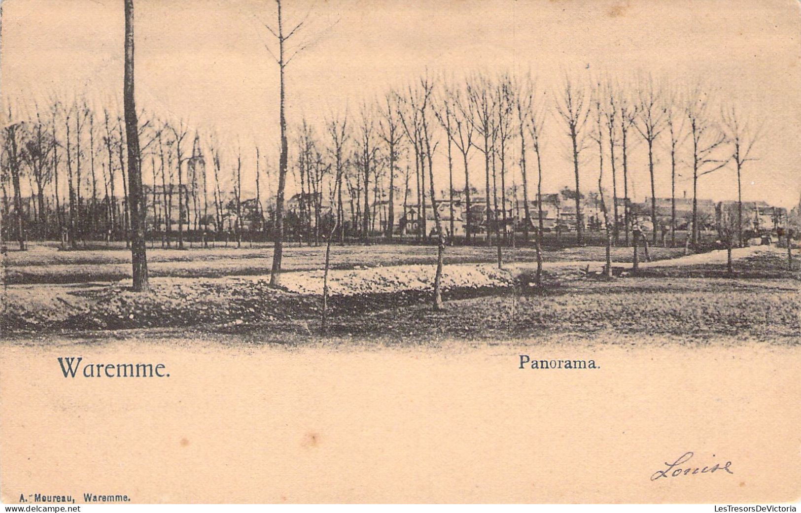 BELGIQUE - WAREMME - Panorama - Carte Postale Ancienne - Waremme