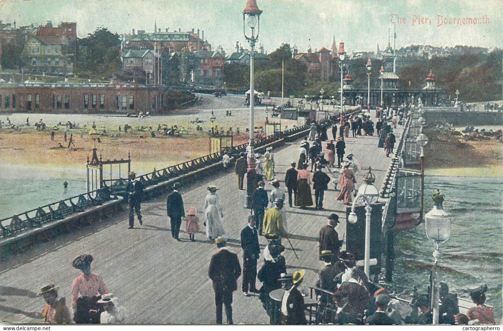 Postcard UK England Dorset Bournemouth Promenade - Bournemouth (from 1972)