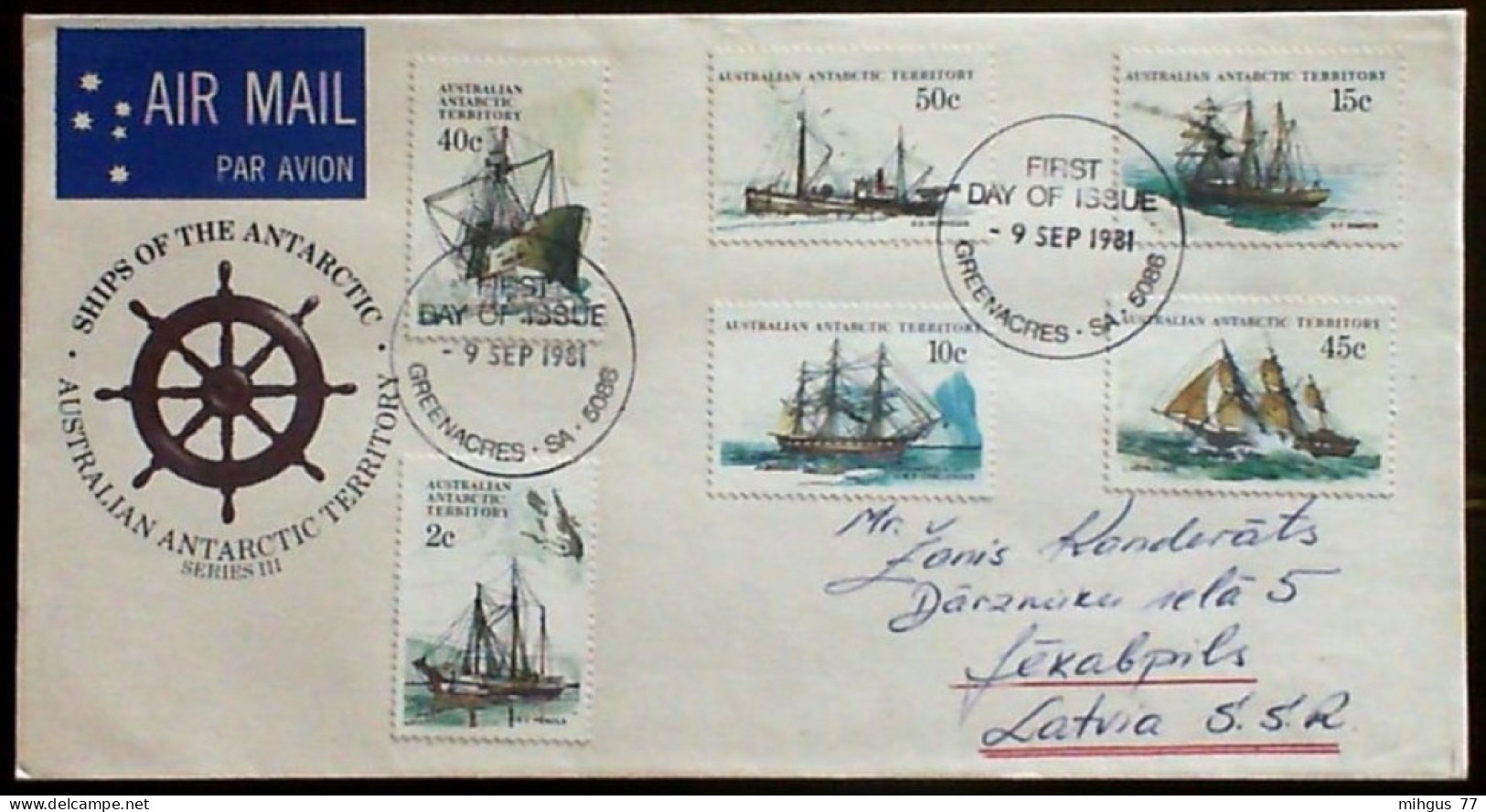 AUSTRALIA 1981 FDC Ships Of Antarctic - Other & Unclassified