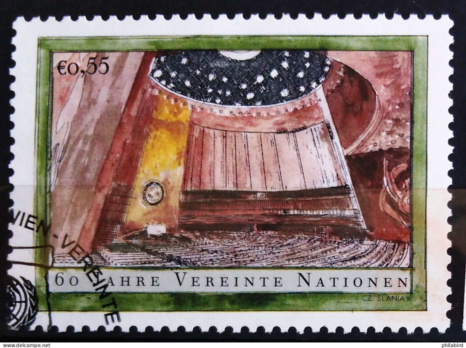 NATIONS-UNIS - VIENNE                         N° 444                      OBLITERE - Used Stamps