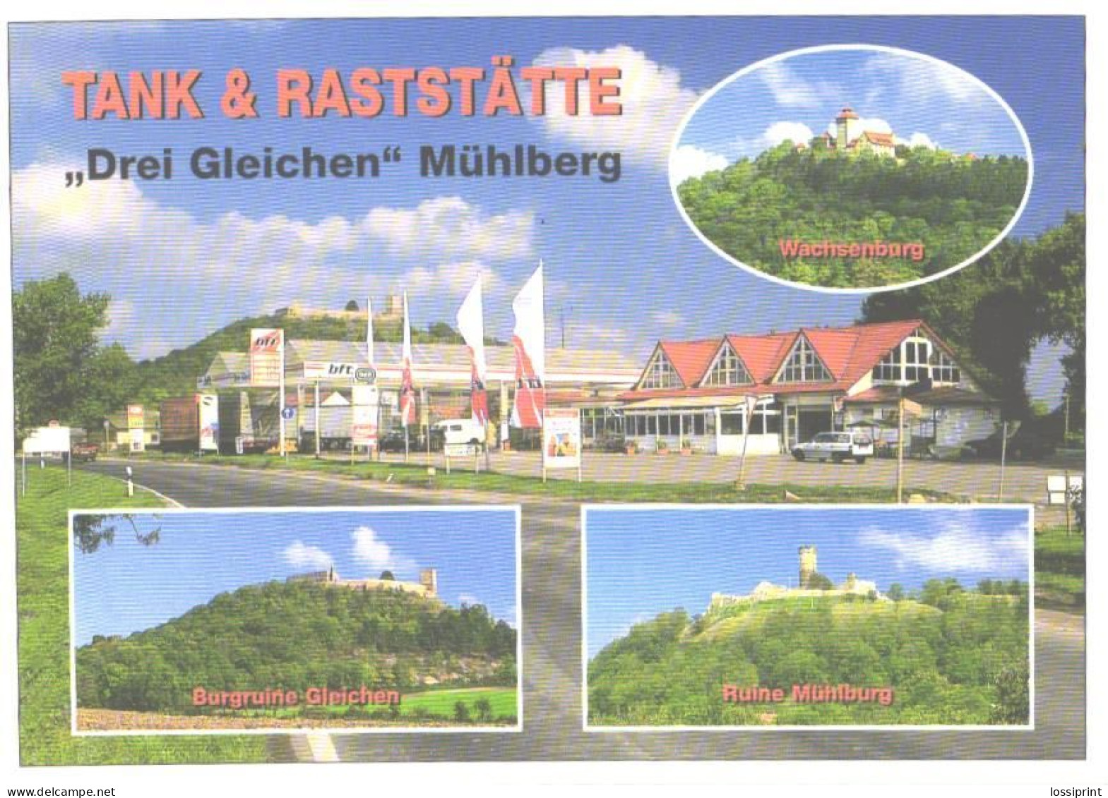 Germany:Mühlberg, Three Castles, Tank & Raststätte - Mühlberg