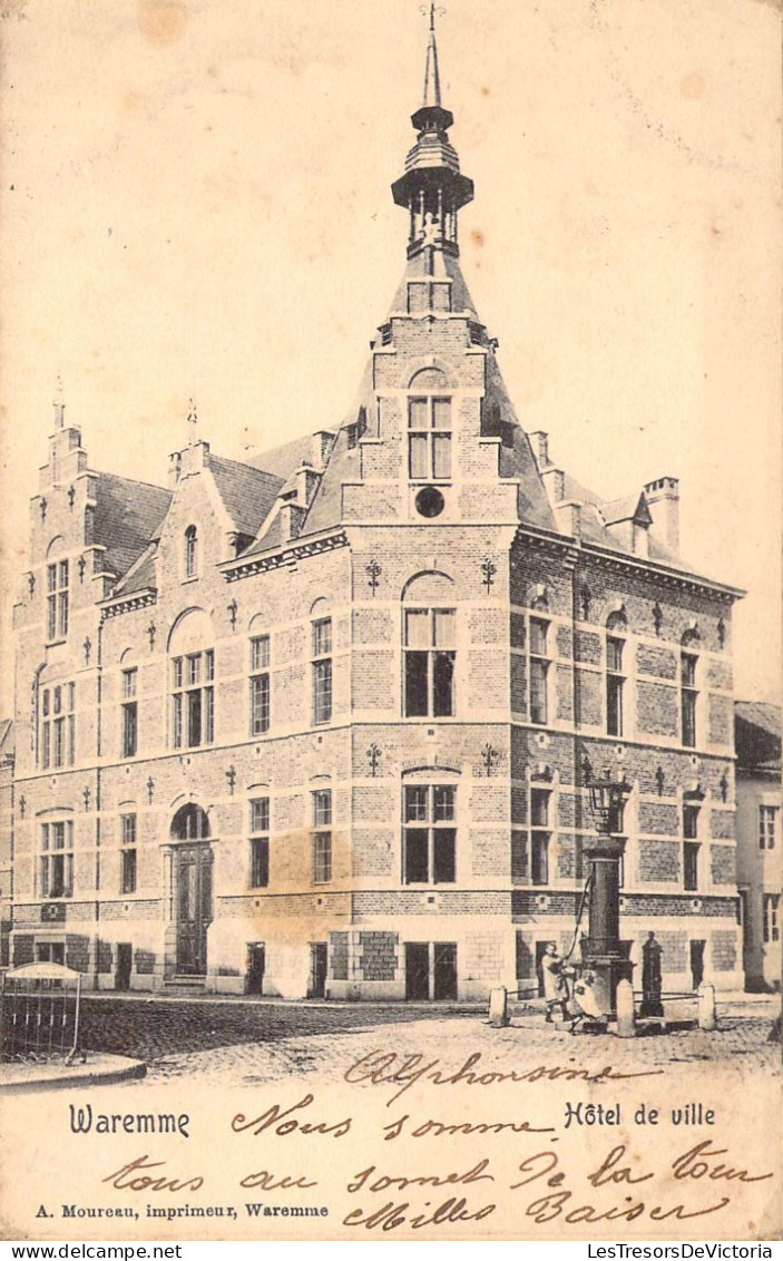 BELGIQUE - WAREMME - L'Hôtel De Ville - Carte Postale Ancienne - Borgworm