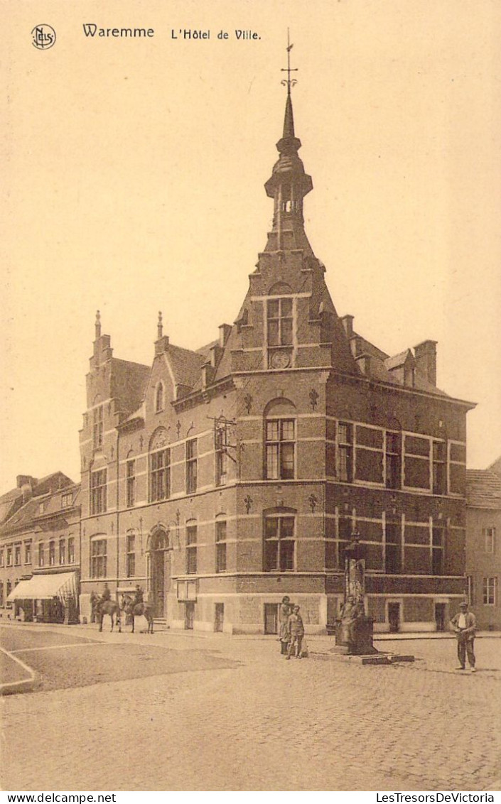 BELGIQUE - WAREMME - L'Hôtel De Ville - Carte Postale Ancienne - Waremme