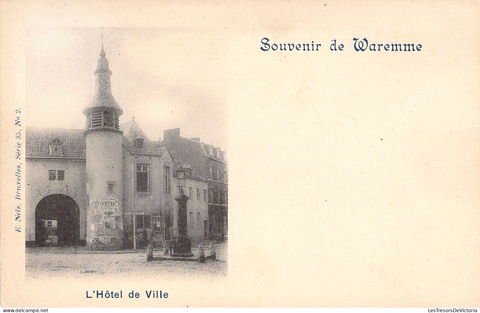 BELGIQUE - WAREMME - L'Hôtel De Ville - Carte Postale Ancienne - Borgworm