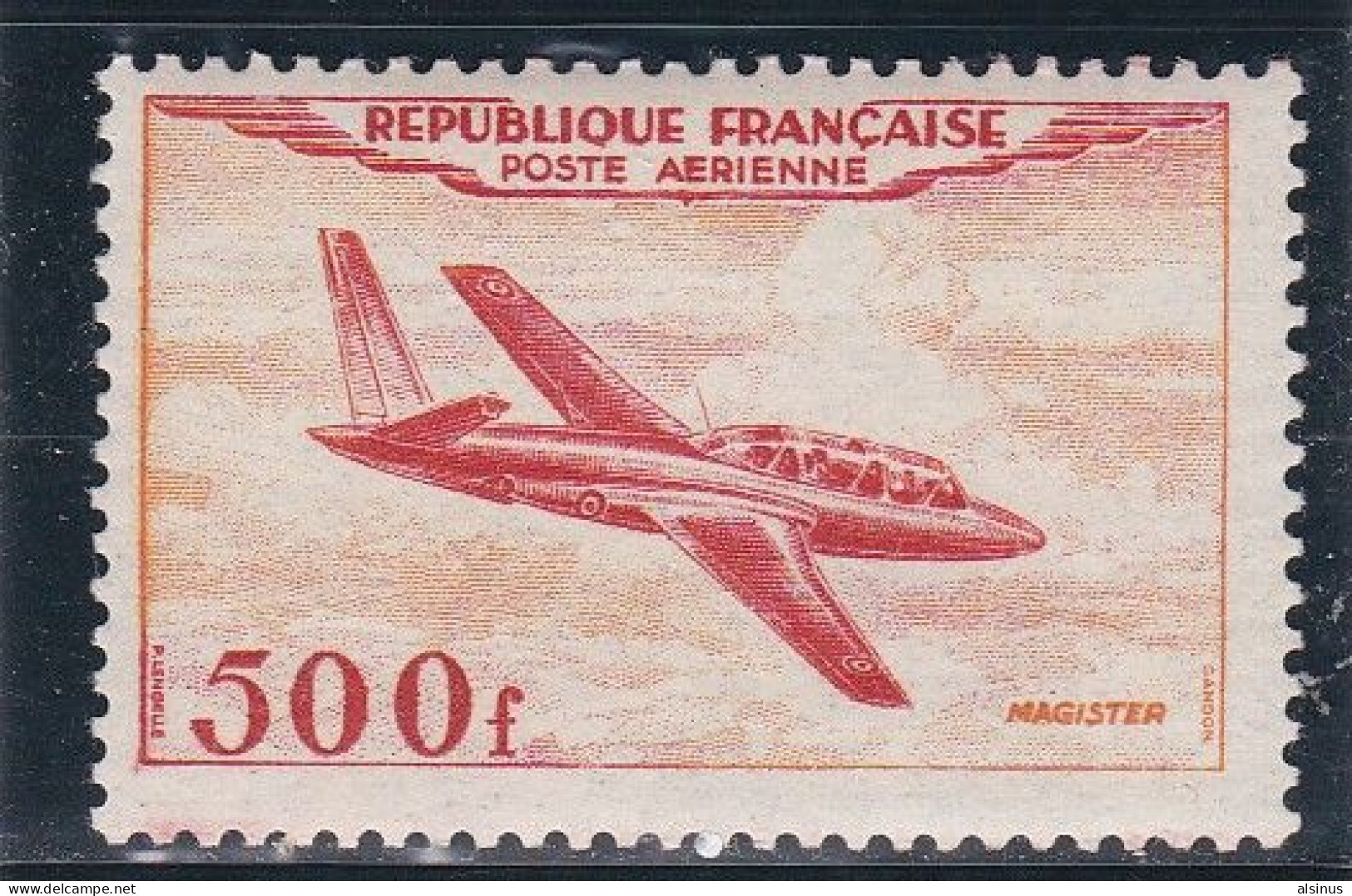 FRANCE - POSTE AERIENNE - 500 F JAUNE-ORANGE ROUGE - MAGISTER  - N° 32 - NEUF - GOMME PARFAITE - 1927-1959 Neufs