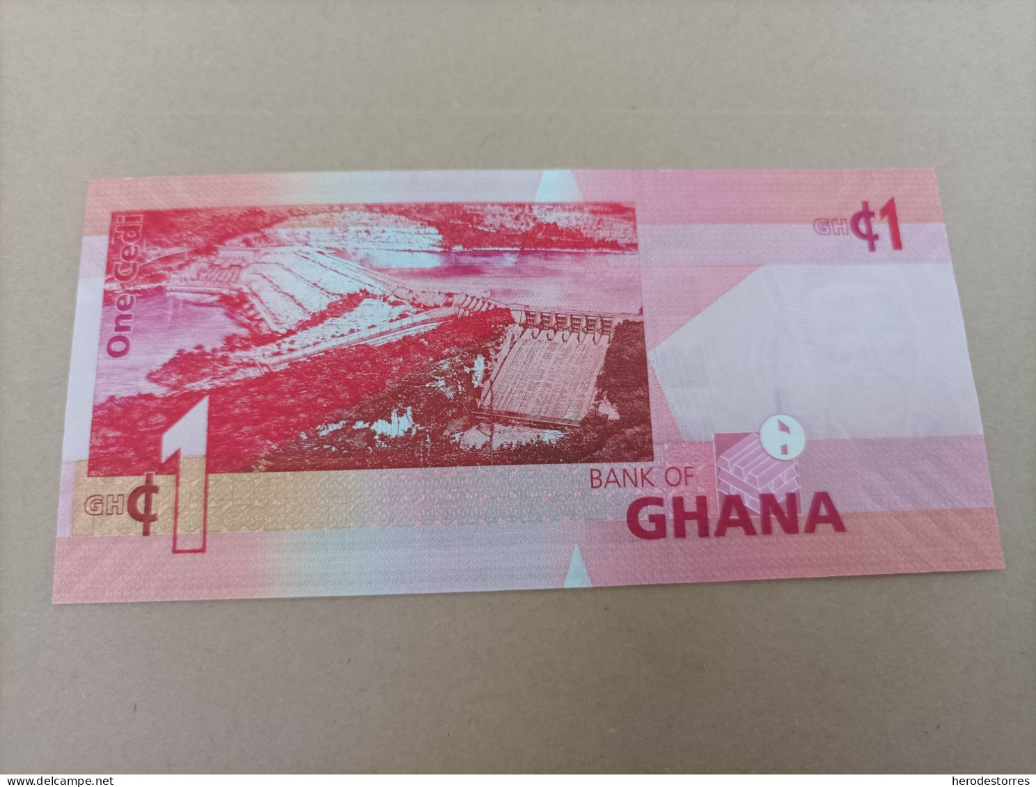 Billete De GHANA De 1 Cedi, Año 2014, UNC - Ghana