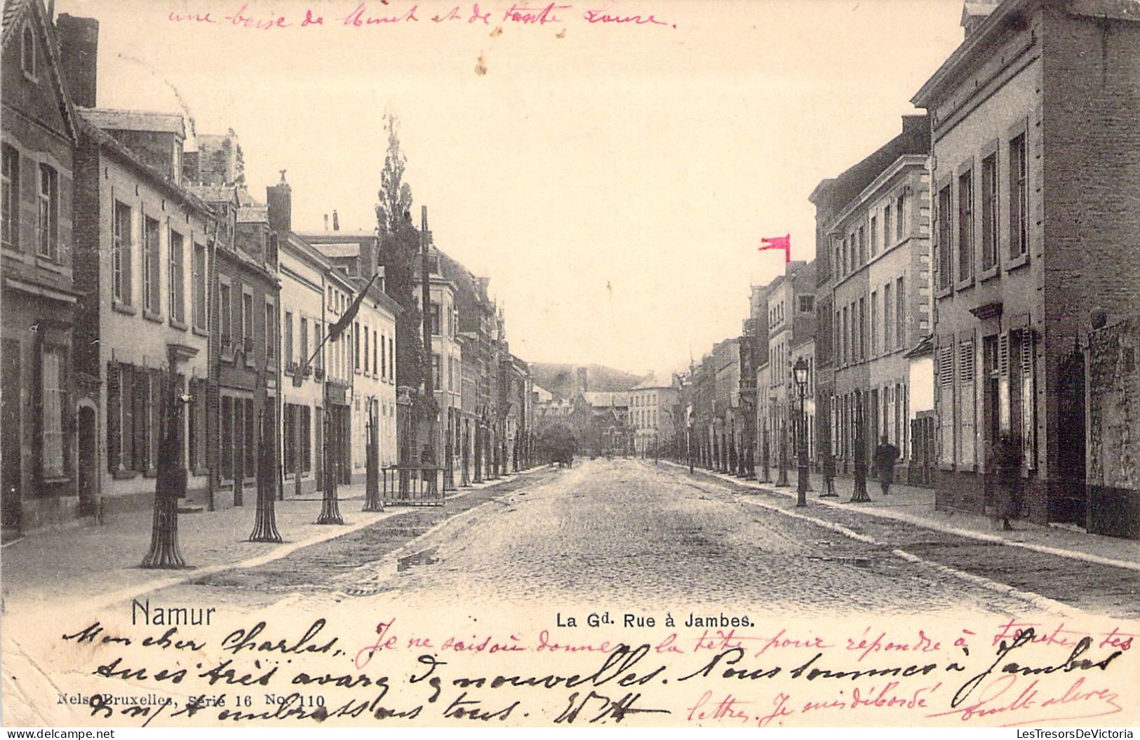 BELGIQUE - Namur - La Grande Rue à Jambes - Carte Postale Ancienne - Namur