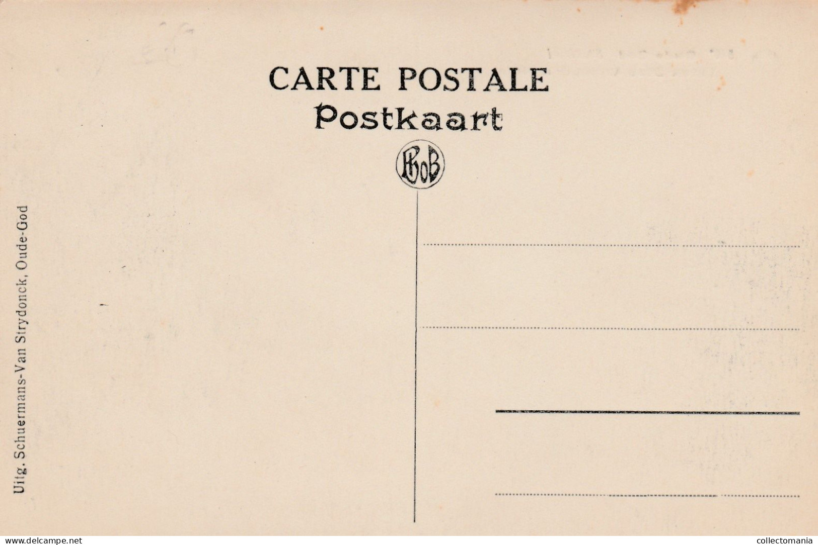 3 Oude Postkaarten  Mortsel Oude God  Statielei  Café Restaurant In Den Boer 1913 Café Minerva - Mortsel