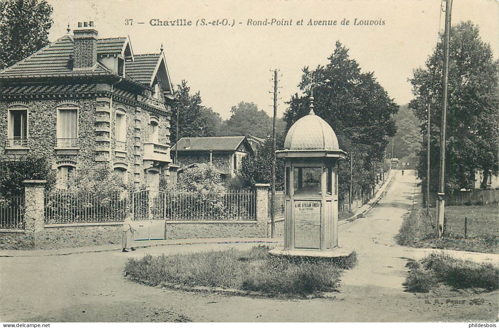 HAUTS DE SEINE  CHAVILLE  Rond Point Et Avenue De Louvois - Chaville