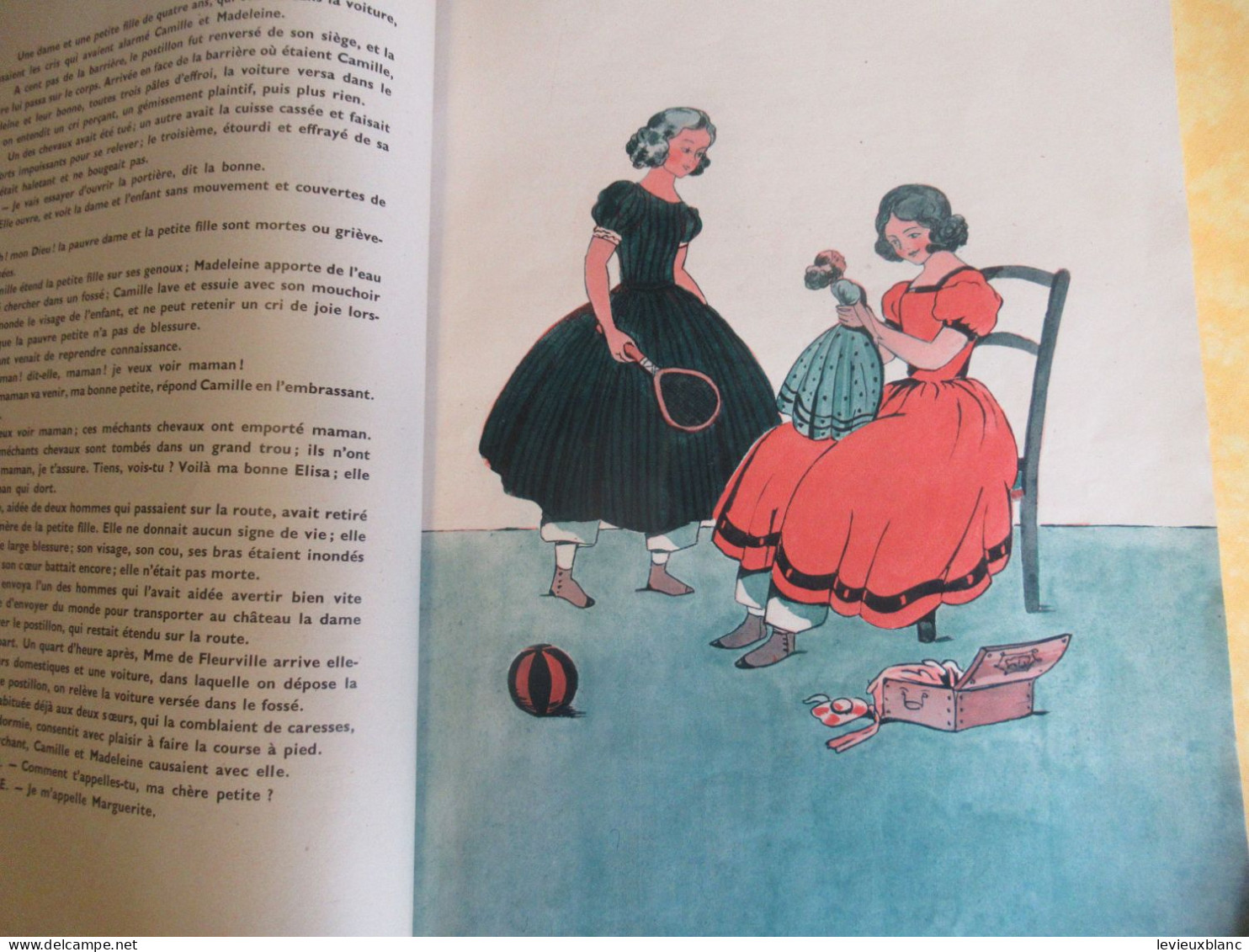 Livre D'enfant Illustré/" Les Petites Filles Modèles "/la Comtesse De Ségur/TOURET Imp-Edit/ La Chatre/1946        BD170 - Sprookjes