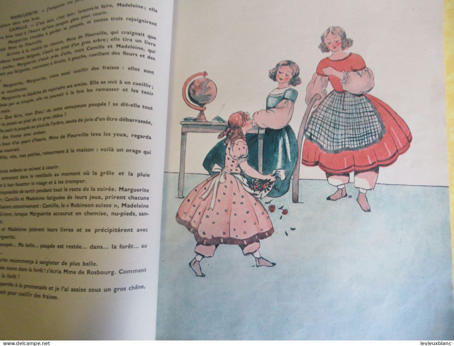 Livre D'enfant Illustré/" Les Petites Filles Modèles "/la Comtesse De Ségur/TOURET Imp-Edit/ La Chatre/1946        BD170 - Racconti