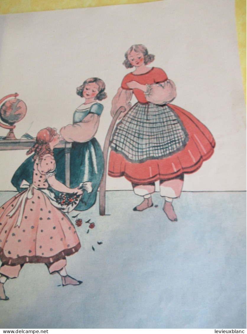 Livre d'enfant illustré/" Les Petites filles Modèles "/la Comtesse de Ségur/TOURET Imp-Edit/ La Chatre/1946        BD170