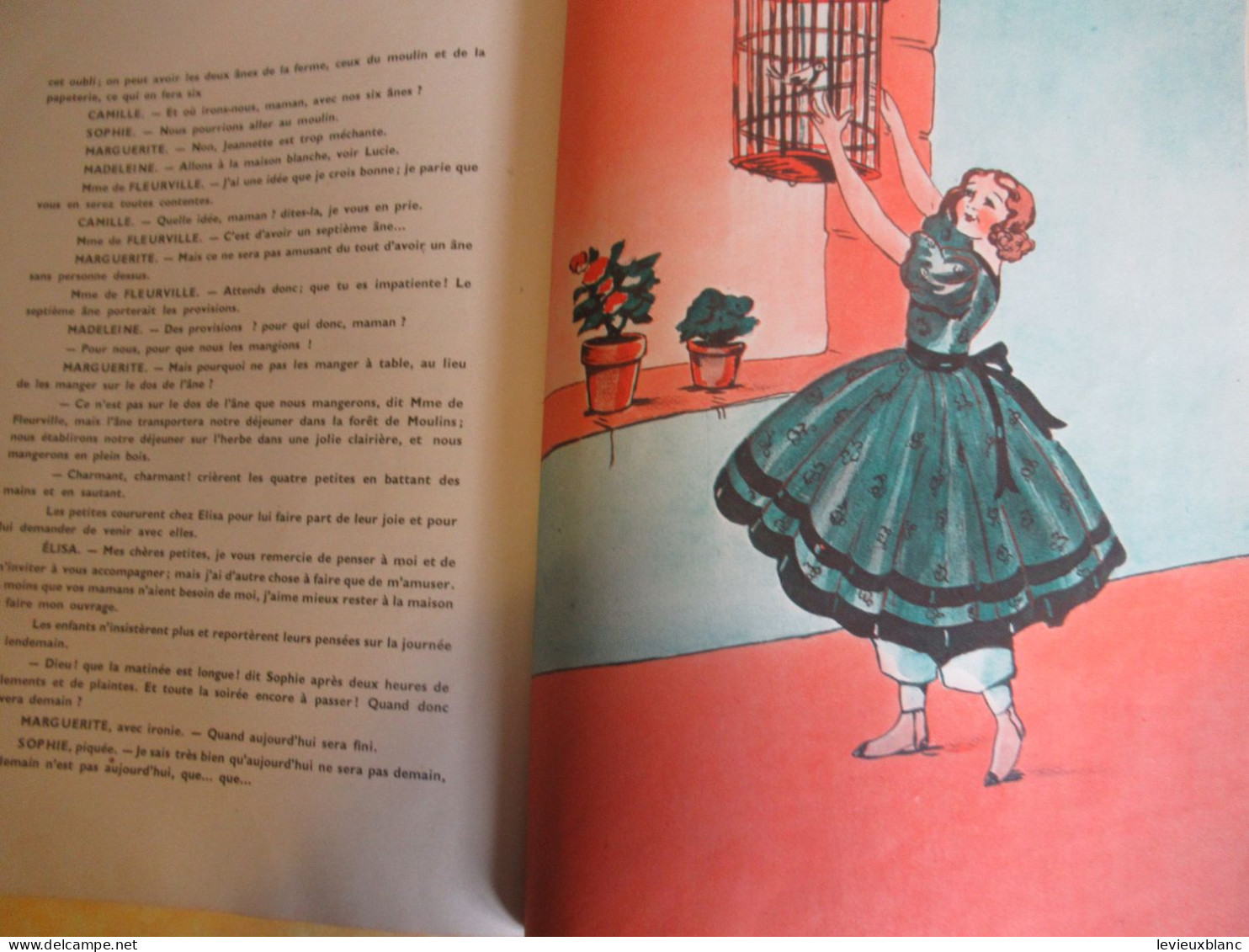 Livre d'enfant illustré/" Les Petites filles Modèles "/la Comtesse de Ségur/TOURET Imp-Edit/ La Chatre/1946        BD170