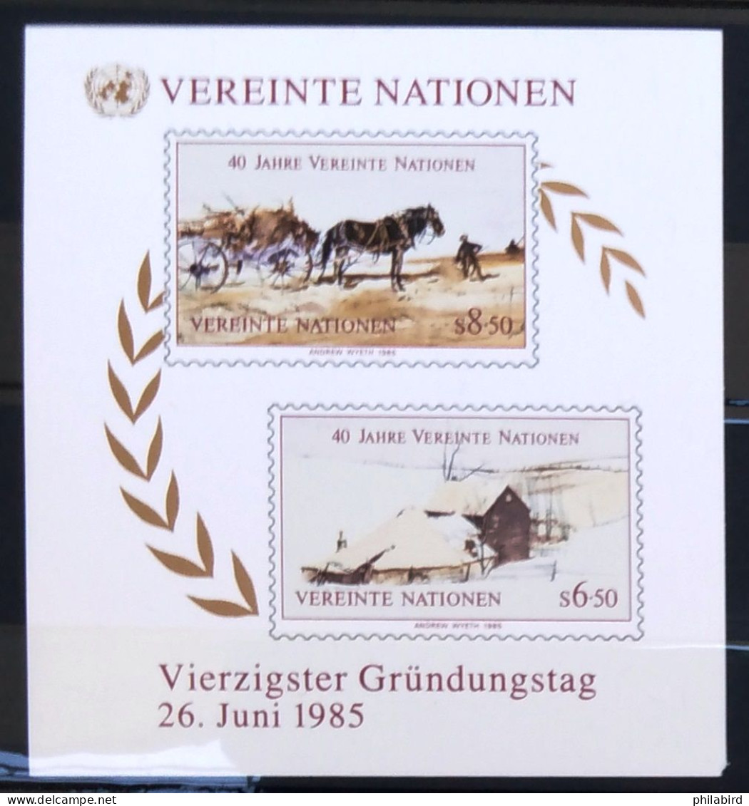 NATIONS-UNIS - VIENNE                          B.F 2                       NEUF** - Unused Stamps