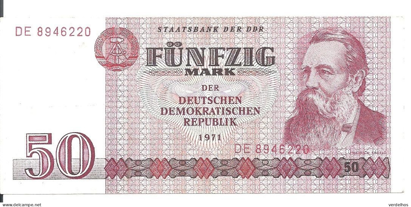 ALLEMAGNE 50 MARK 1971 VF P 30 - 50 Mark