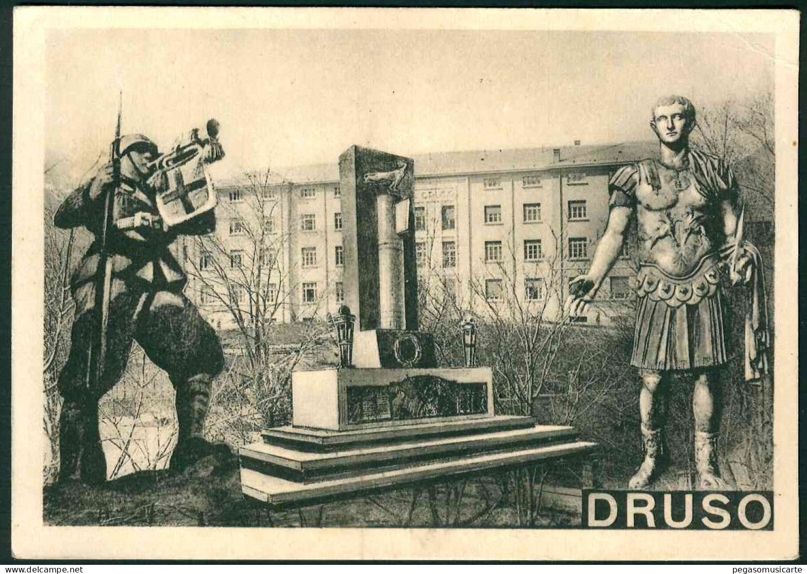 VT020 - DRUSO - PRO MONUMENTO AI CADUTI IN GUERRA 50° FANTERIA - SILANDRO VENOSTA - 50 ° REGGIMENTO FANTERIA BERGAMO - Monuments Aux Morts