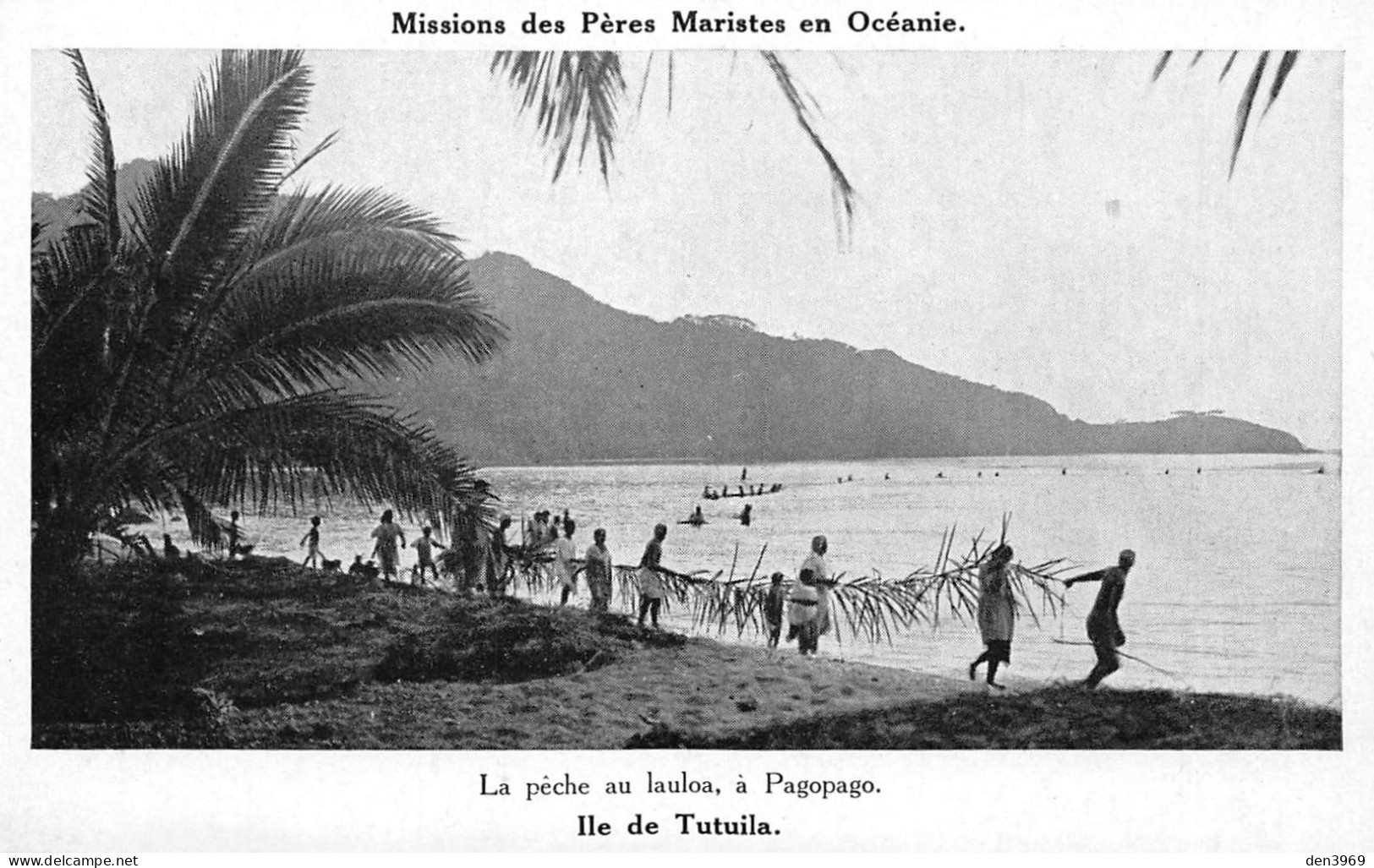 Missions Des Pères Maristes En Océanie - Samoa Américaine - Ile De TUTUILA - La Pêche Au Laulao à Pagopago - Amerikanisch Samoa