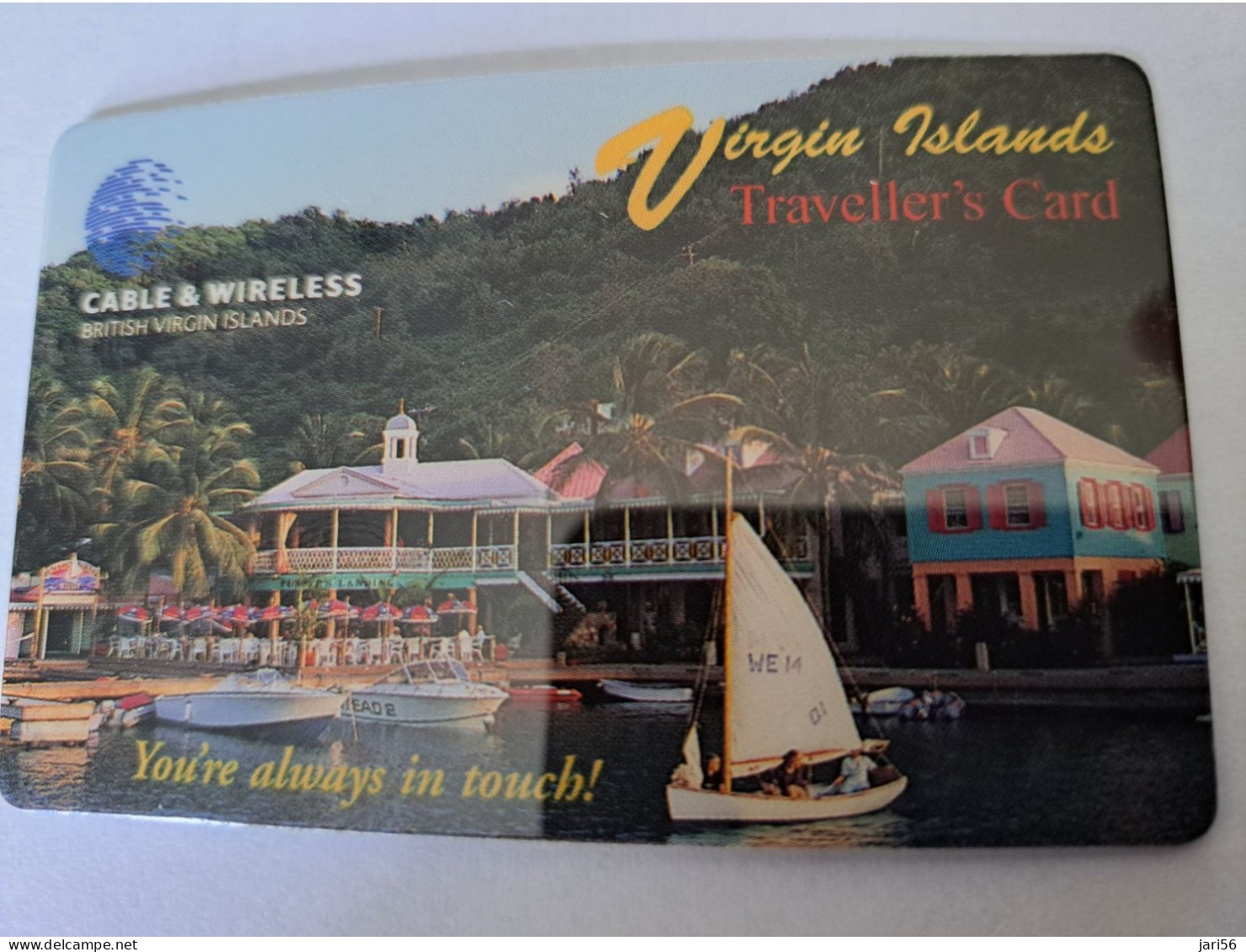 BRITSCH VIRGIN ISLANDS   US NO VALUE - WEST END PUSSER   PREPAID PHONE  CARD ! MINT (RRR)  BVI ?? **13088** - Islas Virgenes