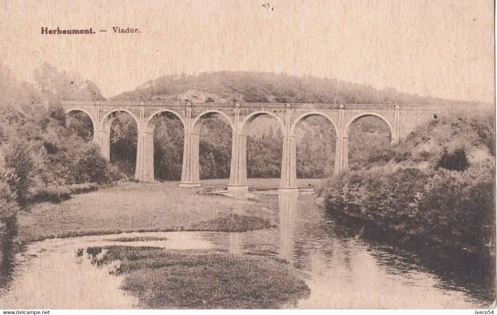 Herbeumont   "  Viaduc Du Chemin De Fer " - Herbeumont