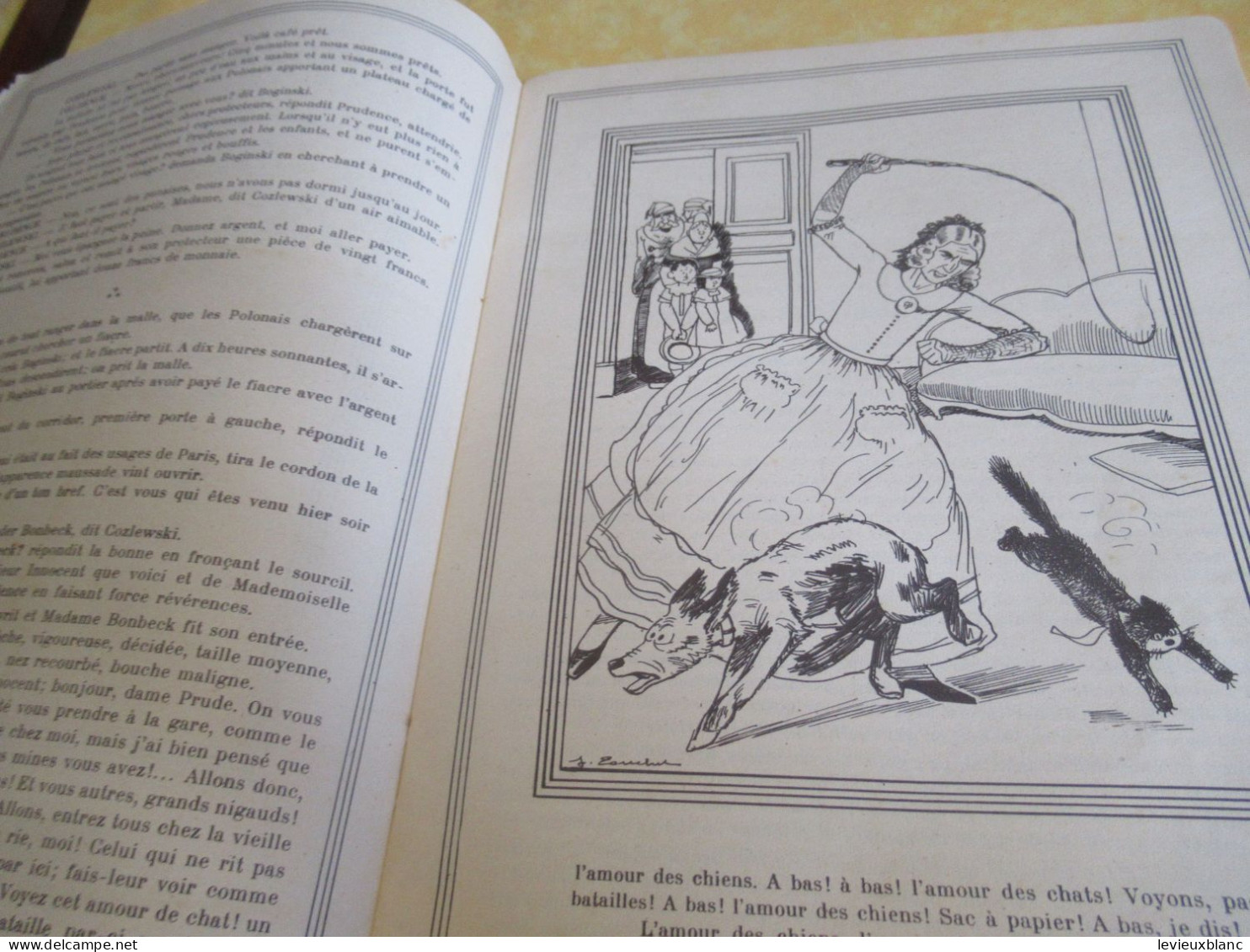 Livre d'enfant illustré/" Les deux nigauds "/ Comtesse de Ségur/Illustrations Jacques TOUCHET/Vers 1940-1945      BD172