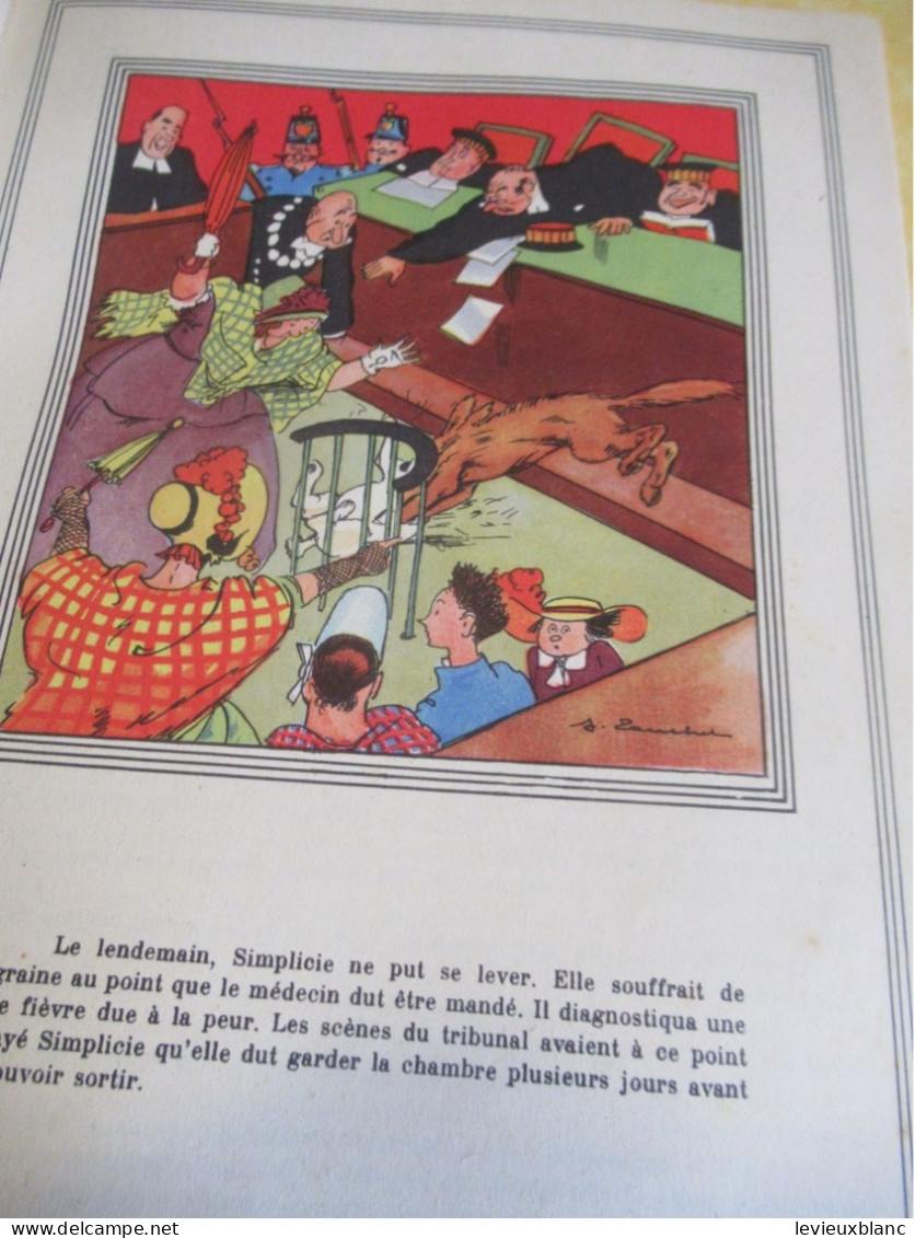 Livre d'enfant illustré/" Les deux nigauds "/ Comtesse de Ségur/Illustrations Jacques TOUCHET/Vers 1940-1945      BD172