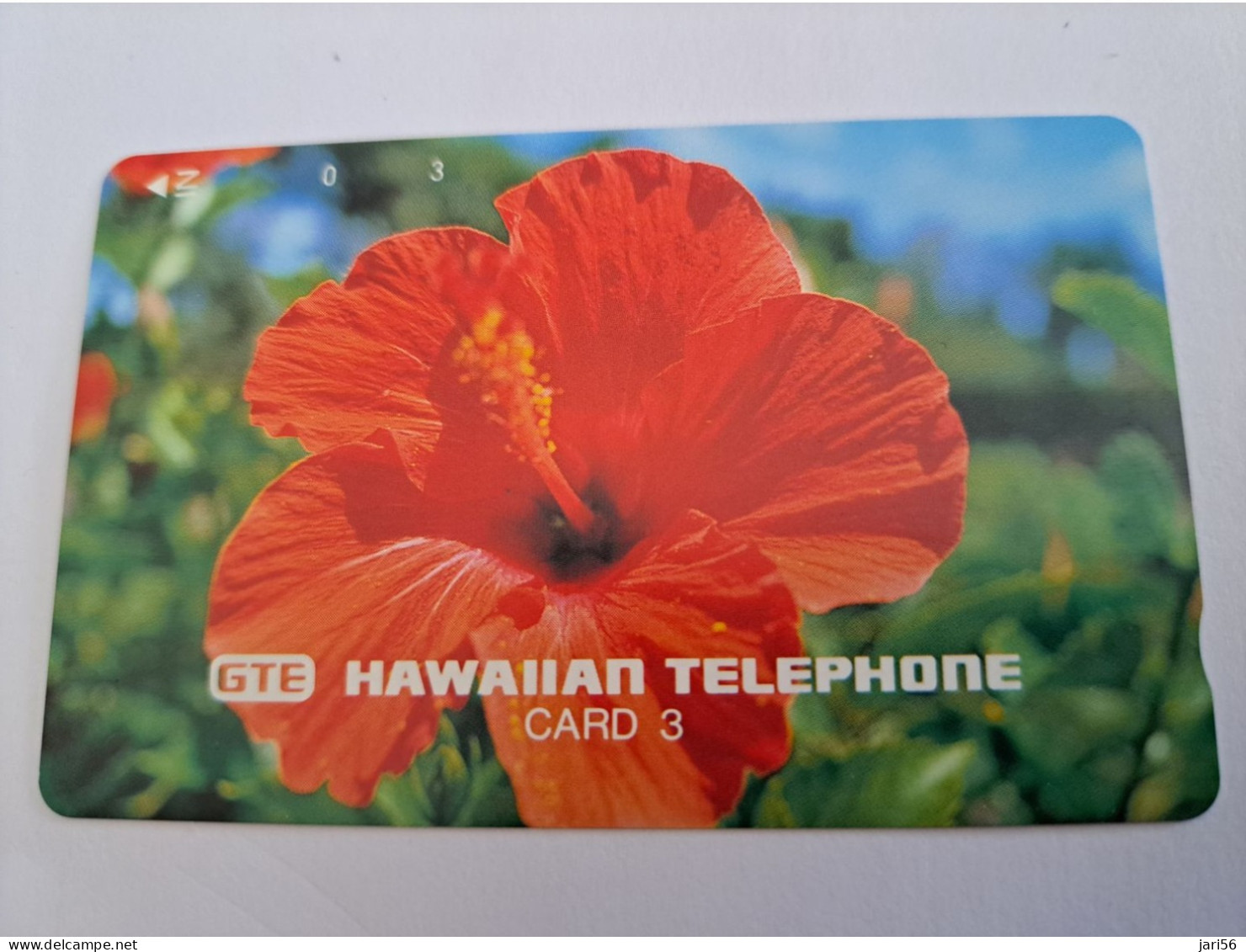 HAWAIIAN TELEPHONECARD 3 UNITS /MAGNETIC /  FLOWER/HIBISCUS   HAWAII , GTE   MINT !!      **13091 ** - Hawaii