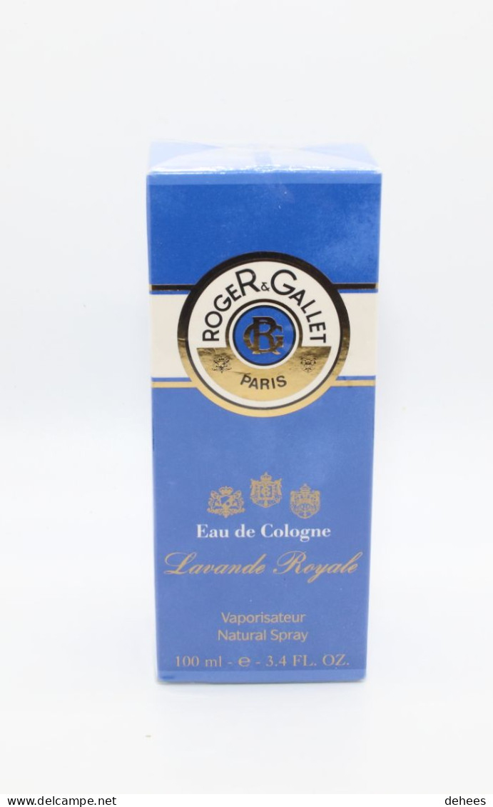 Roger & Gallet, Eau De Cologne, Lavande Royale, 100ml, Neuf (emballé), Vintage Années 60 - Femme