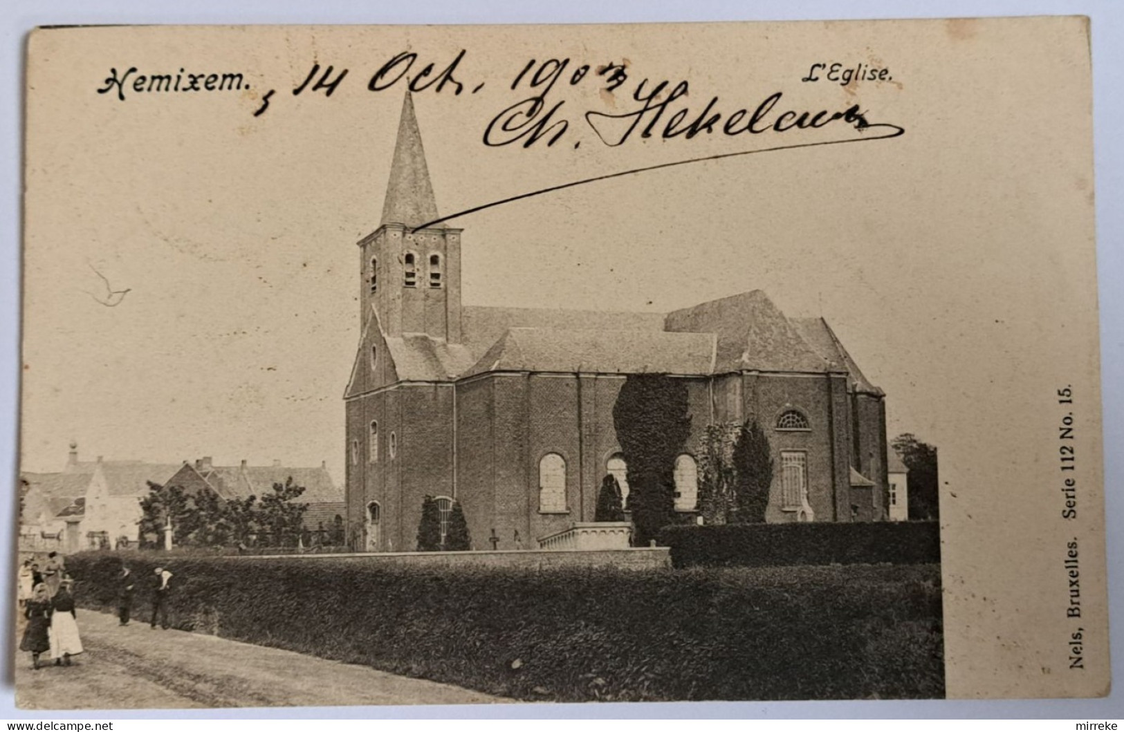 @J@  -  HEMIXEM  -  L'Eglise  -  Zie / Voir Scan's - Hemiksem