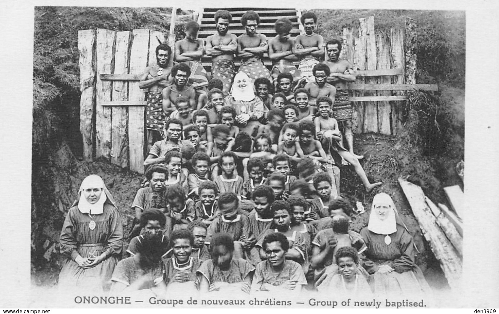 Océanie - Papouasie-Nouvelle Guinée - ONONGHE - Groupe De Nouveaux Chrétiens - Missionnaire D'Issoudun - Ecrit (2 Scans) - Papouasie-Nouvelle-Guinée