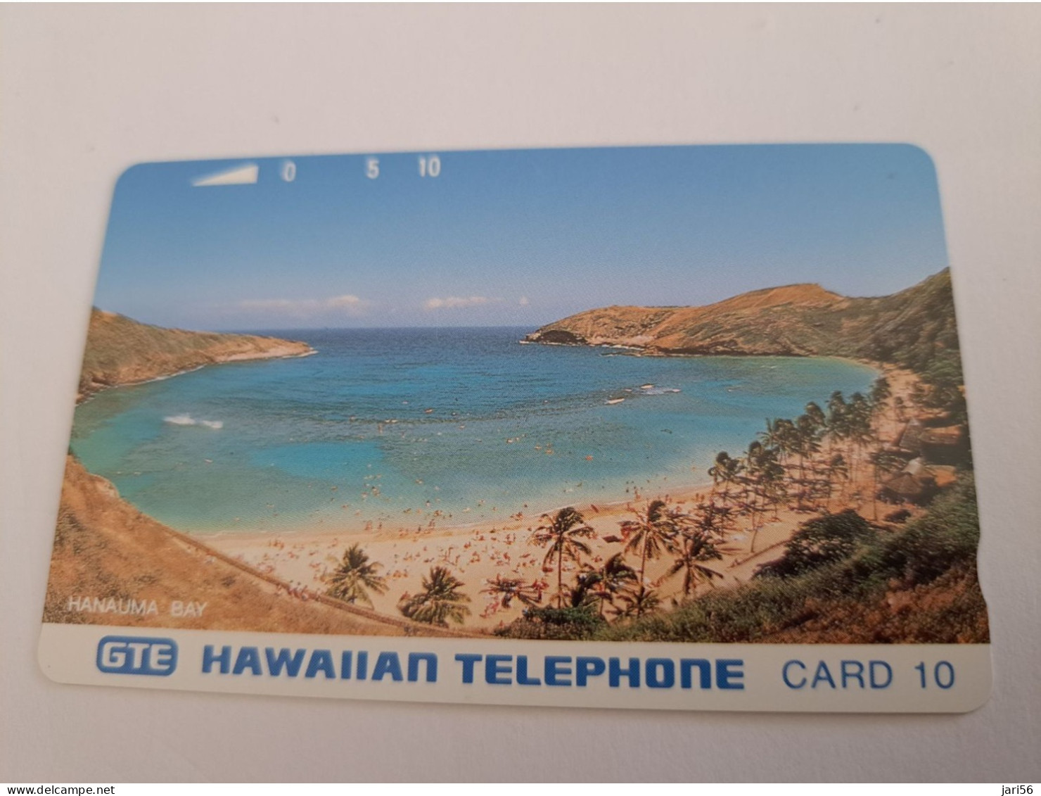 HAWAIIAN TELEPHONECARD 10 UNITS /MAGNETIC /HANANUMA BAY - HAWAII    /   HAWAII , GTE   MINT !!      **13103 ** - Hawaï