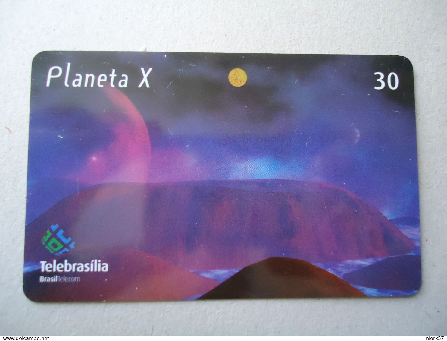 BRAZIL USED  CARDS PLANET  SPACE - Brasilien
