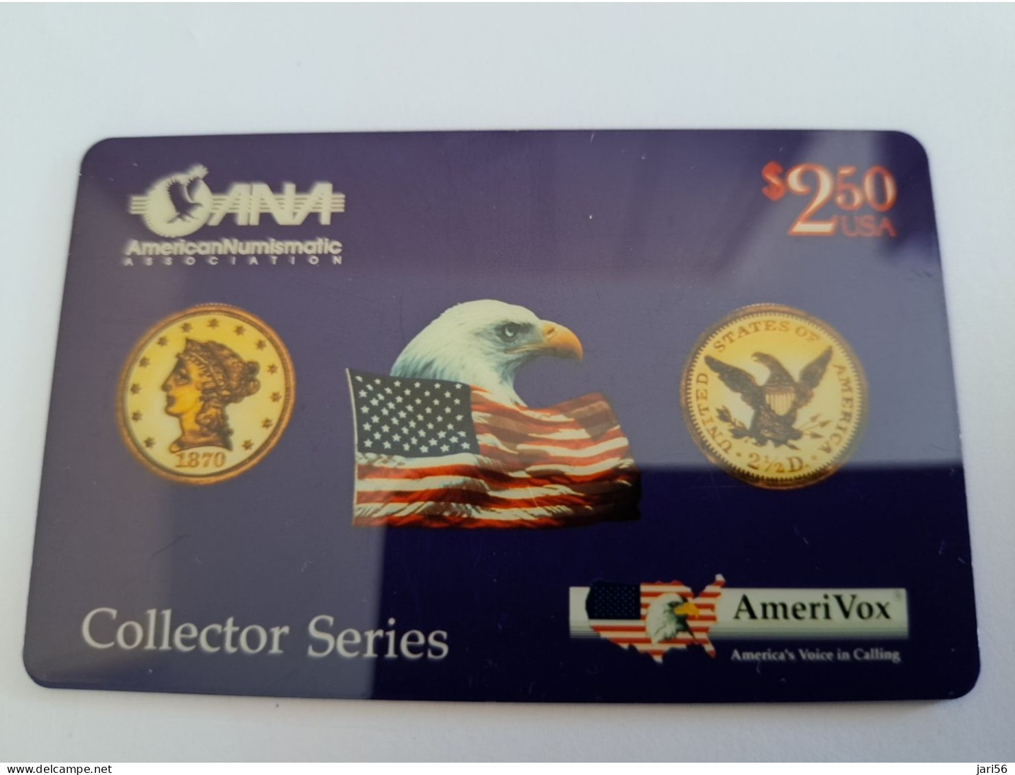 UNITED STATES USA AMERIKA / AMERIVOX COLLECTOR SERIES/ COINS  /  COINSHOW /COINS ON CARDS / MINT !!  **13105** - Amerivox