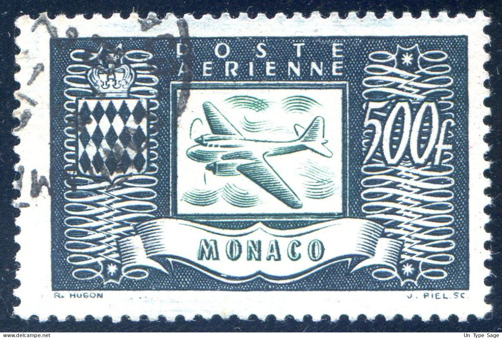 Monaco PA N°43 Oblitéré - Cote YT 48€ - (F3026) - Poste Aérienne