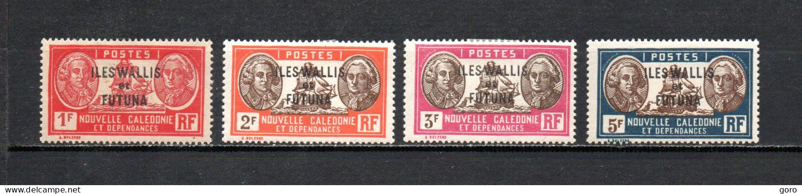 Walis Y Futuna   1930-38  .-   Y&T  Nº   58 A-61/63 - Oblitérés