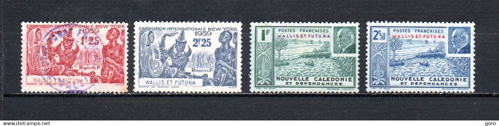 Walis Y Futuna   1939-40  .-   Y&T  Nº   70/71-90/91 - Used Stamps