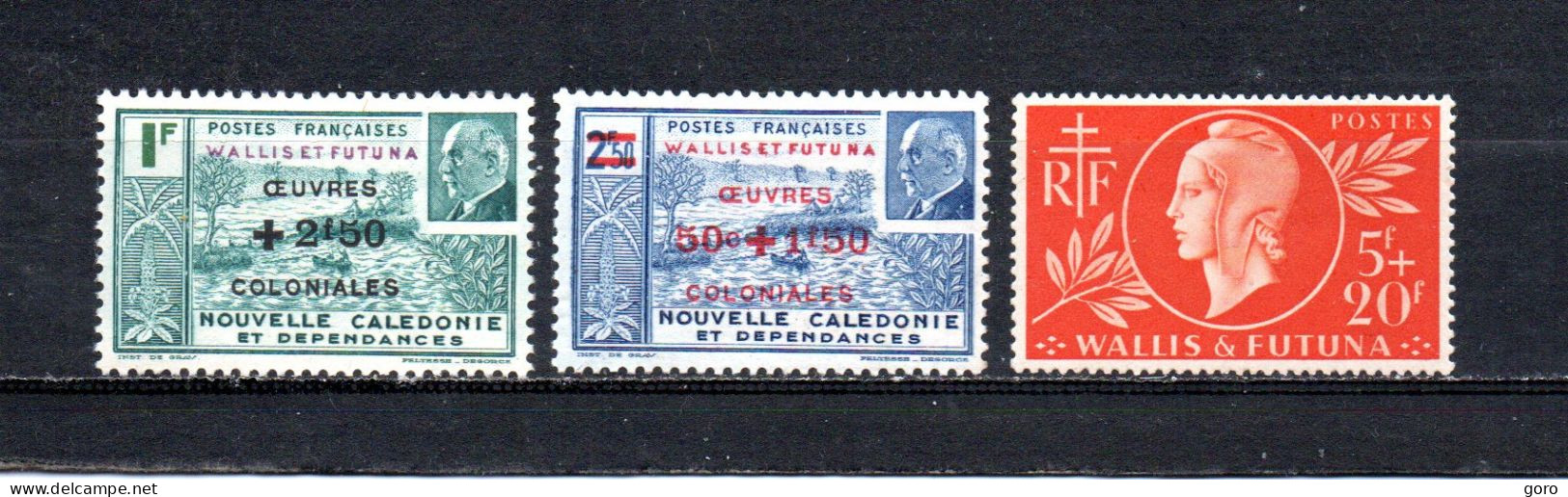 Walis Y Futuna   1944  .-   Y&T  Nº   131/132-147 - Used Stamps