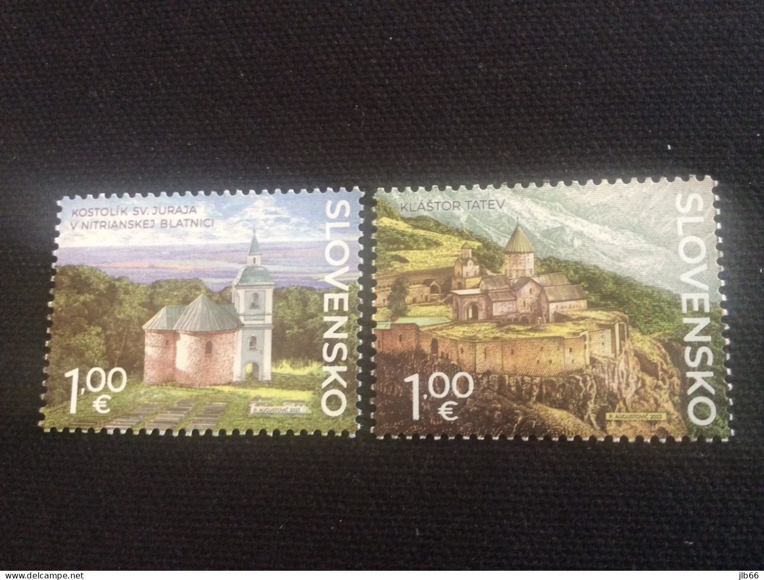 2023 Pofis 788/789 ** SK - Arménie Monastère De Tatev Et église Saint Georges De Nitrianska Blatnica - Unused Stamps