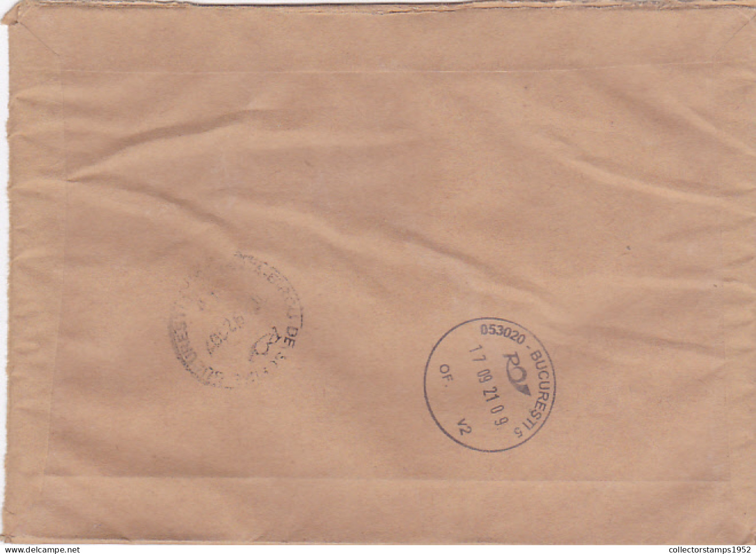 COAT OF ARMS, STAMPS ON REGISTERED COVER, 2021, RUSSIA - Briefe U. Dokumente