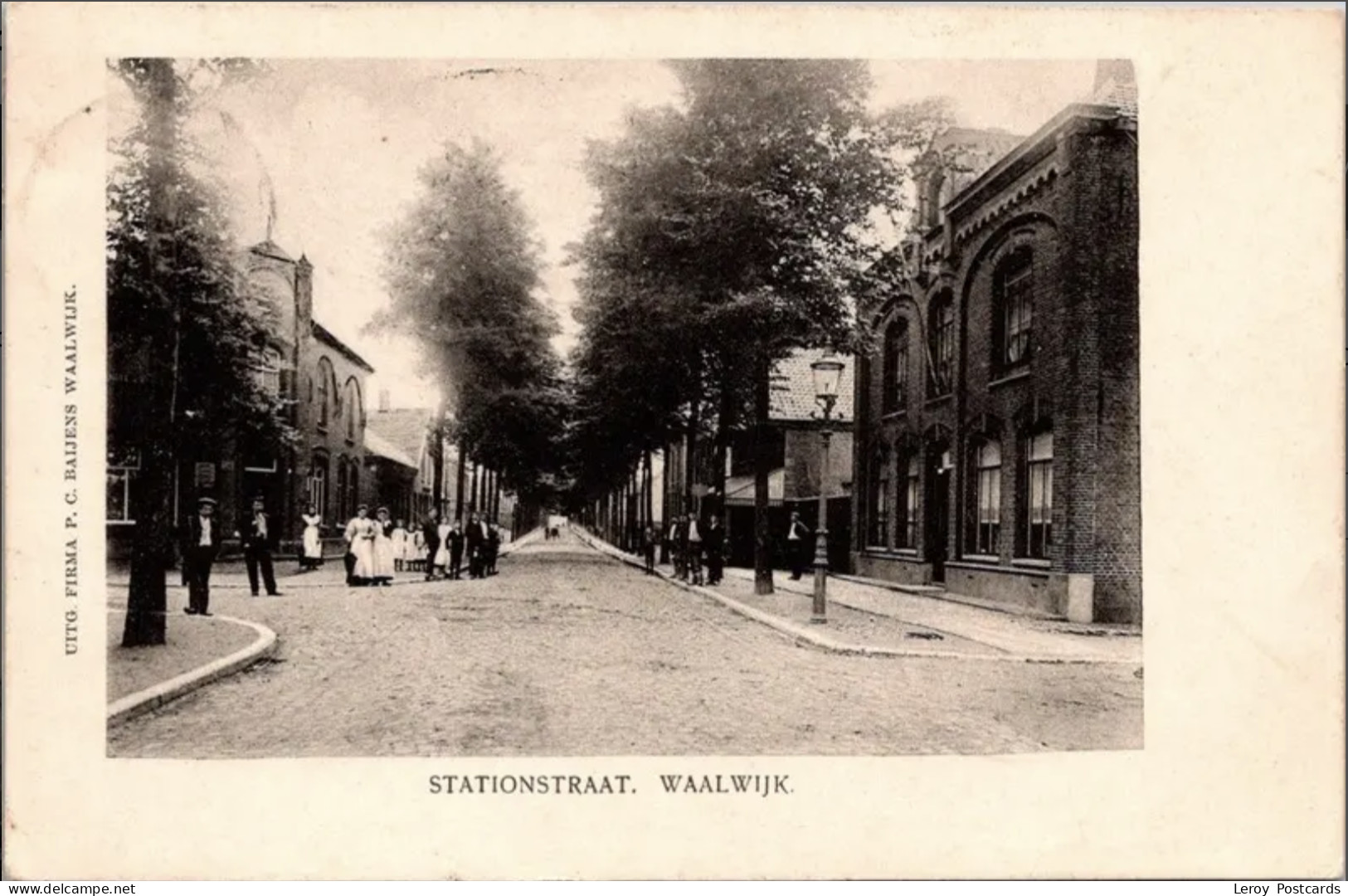 Stationstraat, Waalwijk 1906 (NB) - Waalwijk