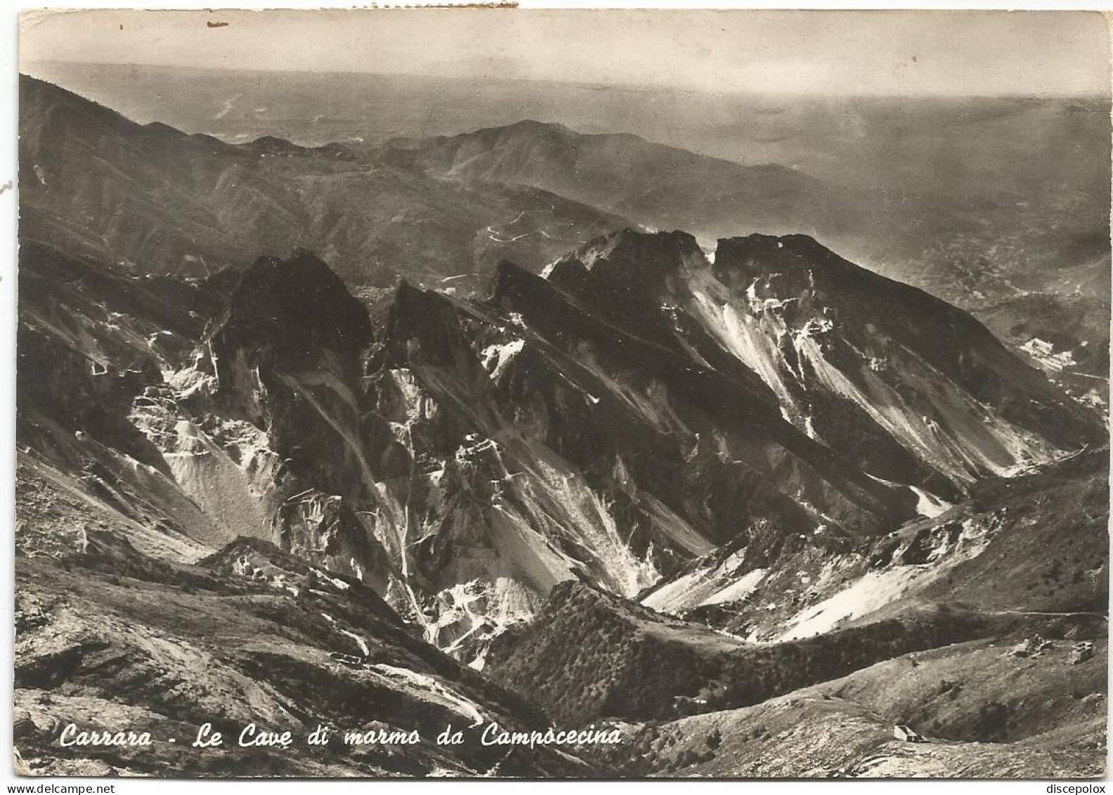 H3511 Carrara - Le Cave Di Marmo Vista Da Campocecina - Panorama / Viaggiata 1960 - Carrara