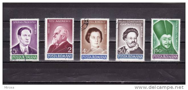 C1890 - Roumanie 1990 -  Yv.no.3904/8 Obliteres - Usati