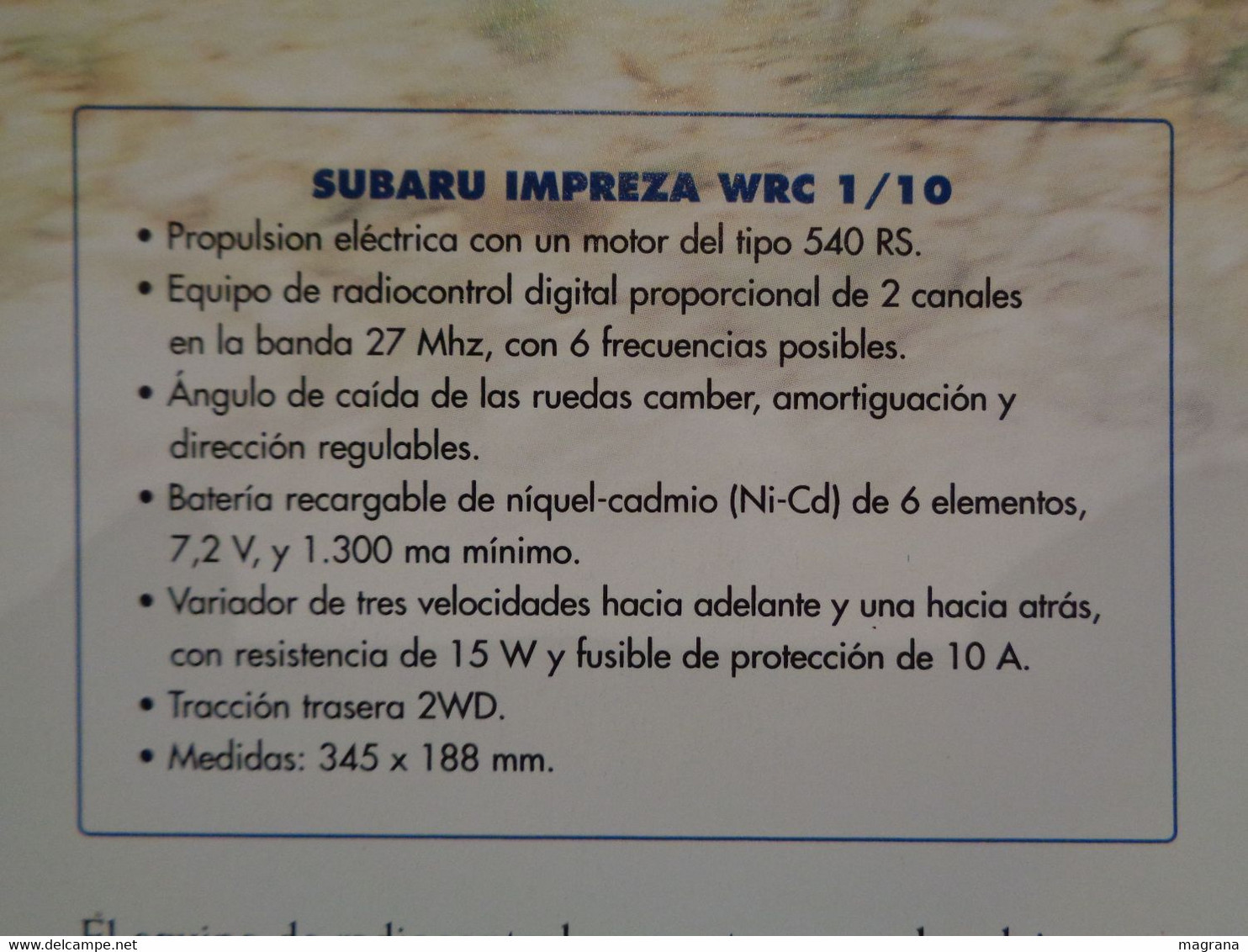 Radiocontrol Altaya. Coche Subaru Impreza WRC. Escala 1/10. Año 2002. Coleccionable Completo. - R/C Modelbouw