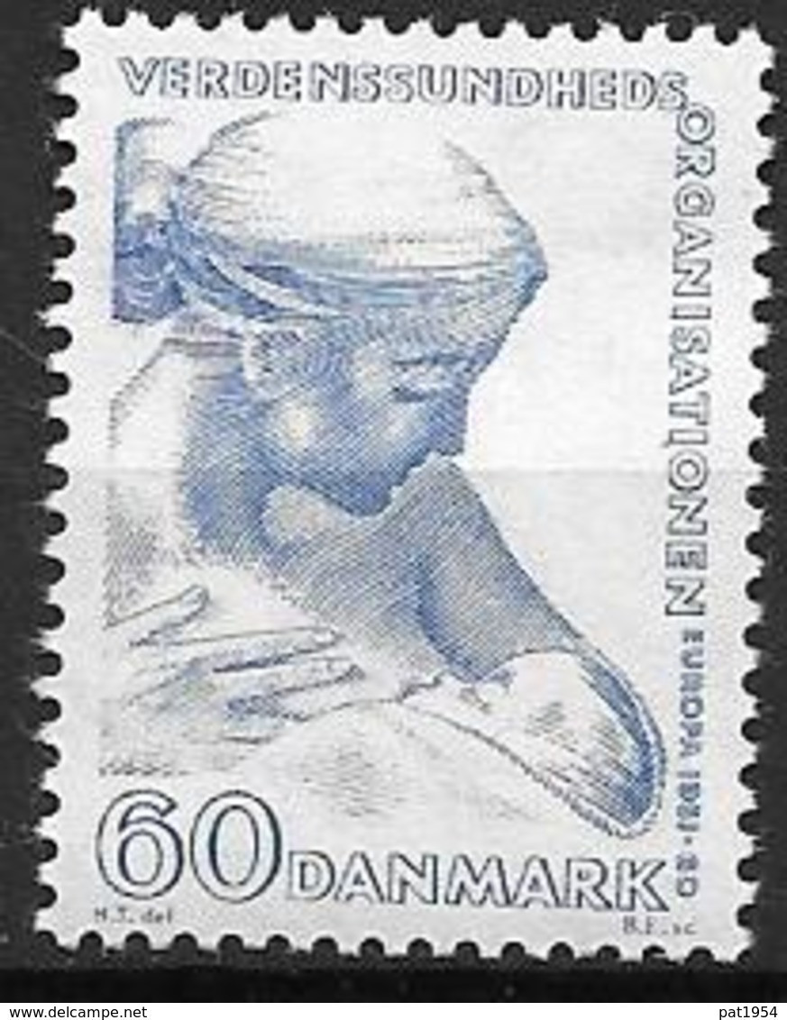 Danemark 1960 N° 393 Neuf** Comité Européen De L'OMS - Unused Stamps