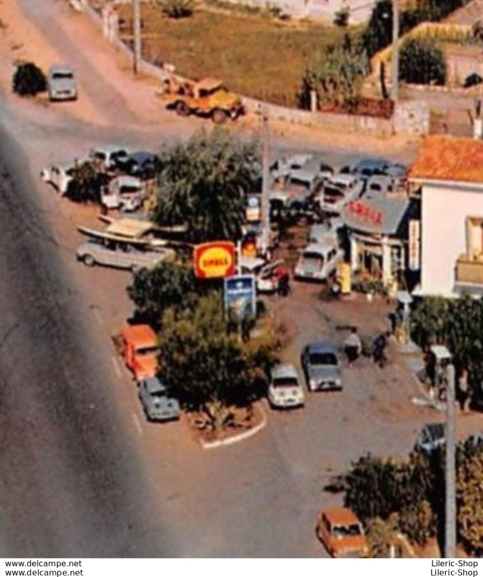 La Londe Les Maures (83) - Vue Générale Aérienne - Station Essence Shell - Casse Auto - Automobiles - Éd. COMBIER - La Londe Les Maures