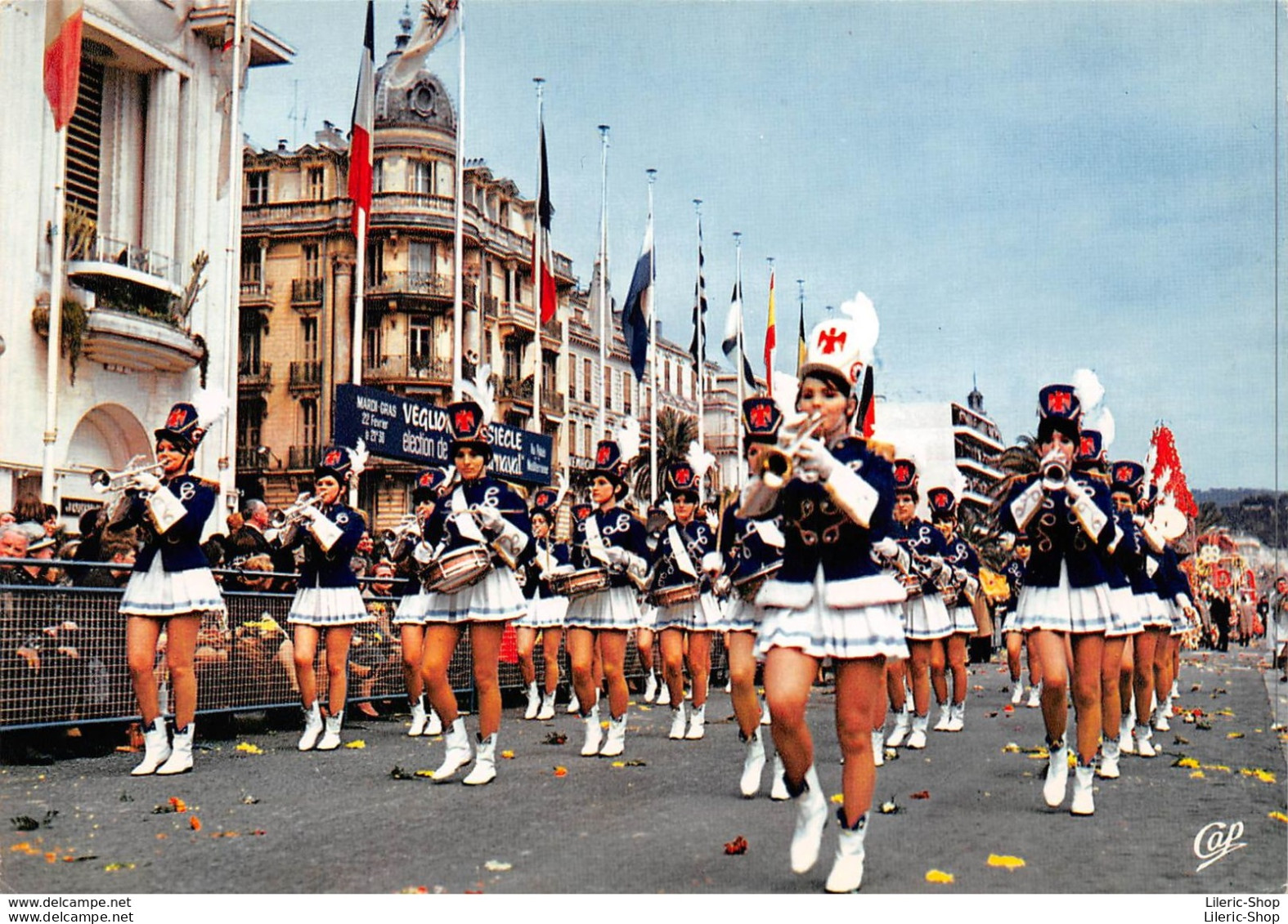 Nice (06) - Carte Postale Officielle Des MAJORETTES De NICE - Le Bataillon De Charme De La Côte D'Azur - Éd. CAP - Autres & Non Classés