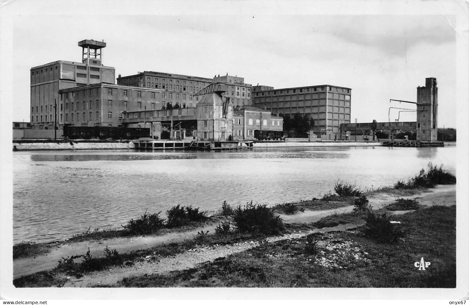 PORT SAINT-LOUIS DU RHÔNE-13-Bouches-du-Rhône-Grands Moulins De Paris - Usine- Industrie -  Real Photo   C.A.P - Saint-Louis-du-Rhône