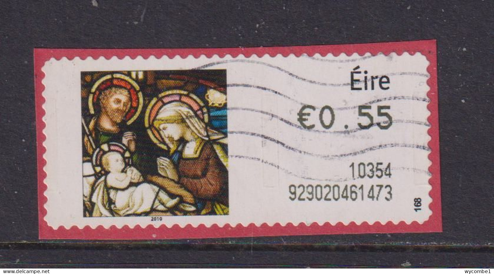 IRELAND  -  2010 Christmas SOAR (Stamp On A Roll)  Used On Piece As Scan - Oblitérés
