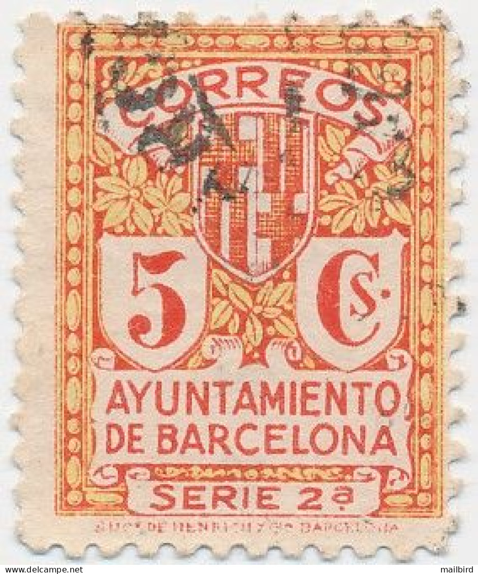 SPAIN | ESPAÑA - BARCELONA - EDIFIL 10 - YT15 1932-34 Numeración - Barcelona